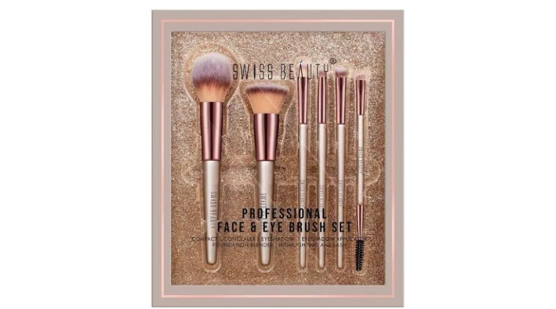 Swiss Beauty Professional Face & Eye Brush Set 