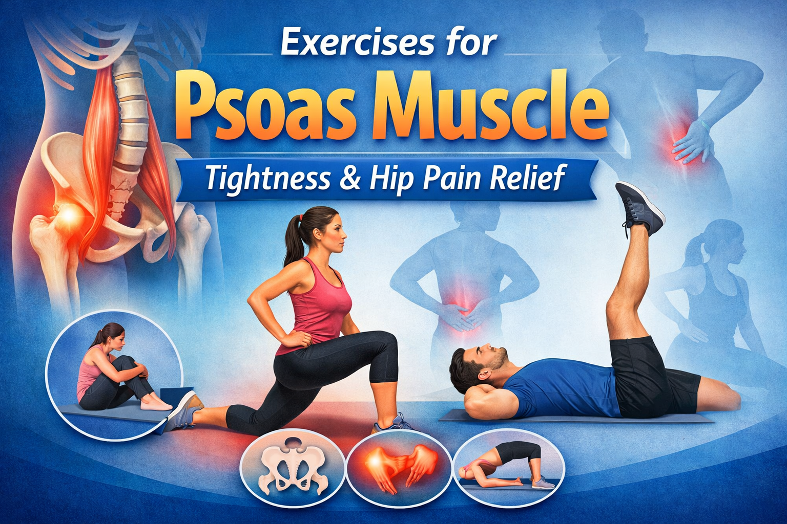 Exercises for Psoas Muscle Tightness and Hip Pain