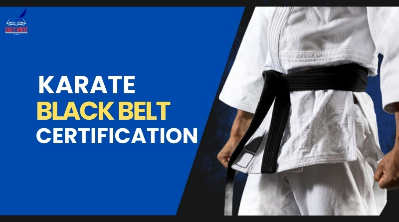 Karate Black Belt Certificate in India